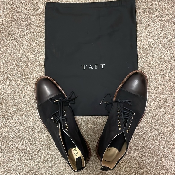 TAFT Black Men's Shoes Size 10 - Picture 6 of 6